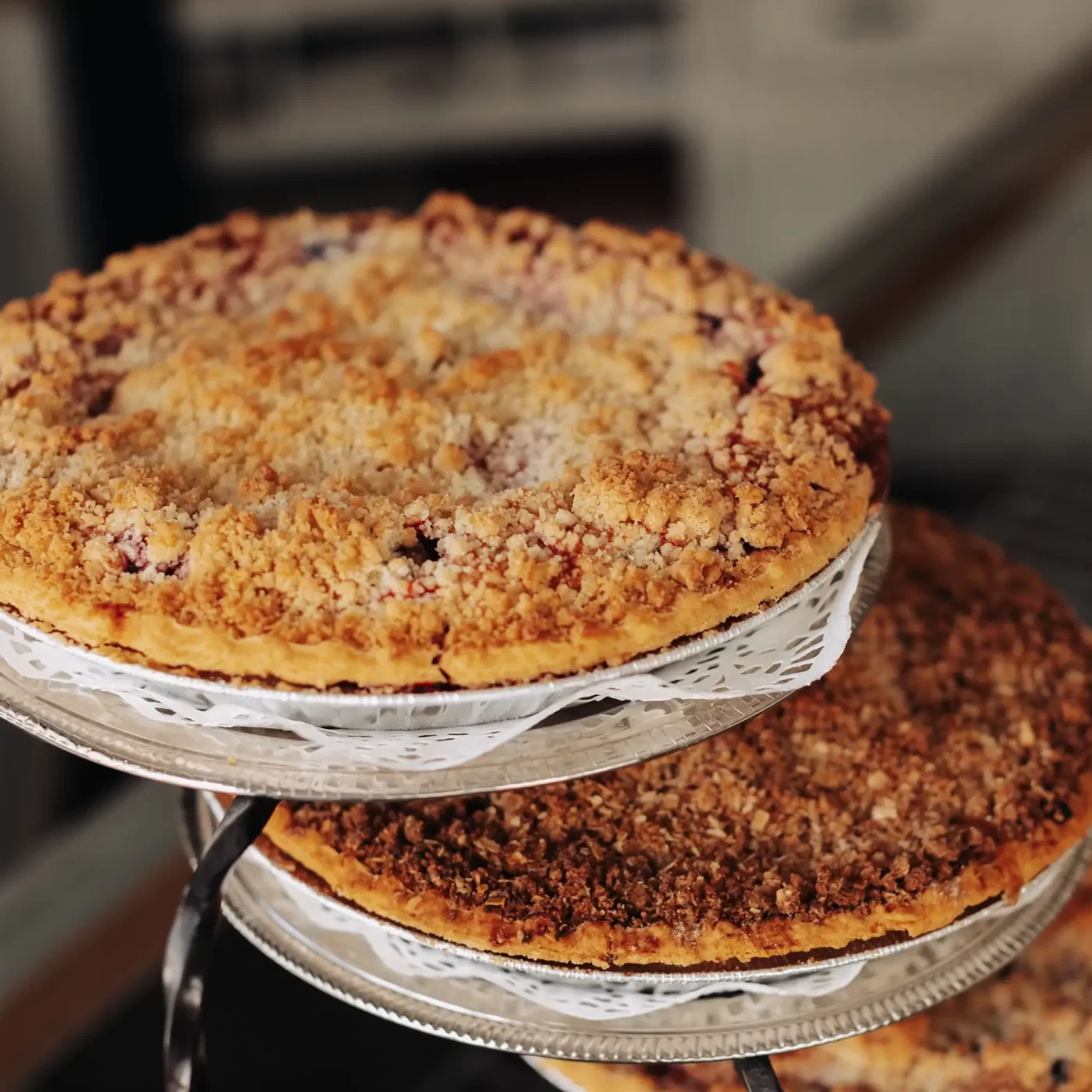 Two Berry Pies baked by Sister My Sister Bakery