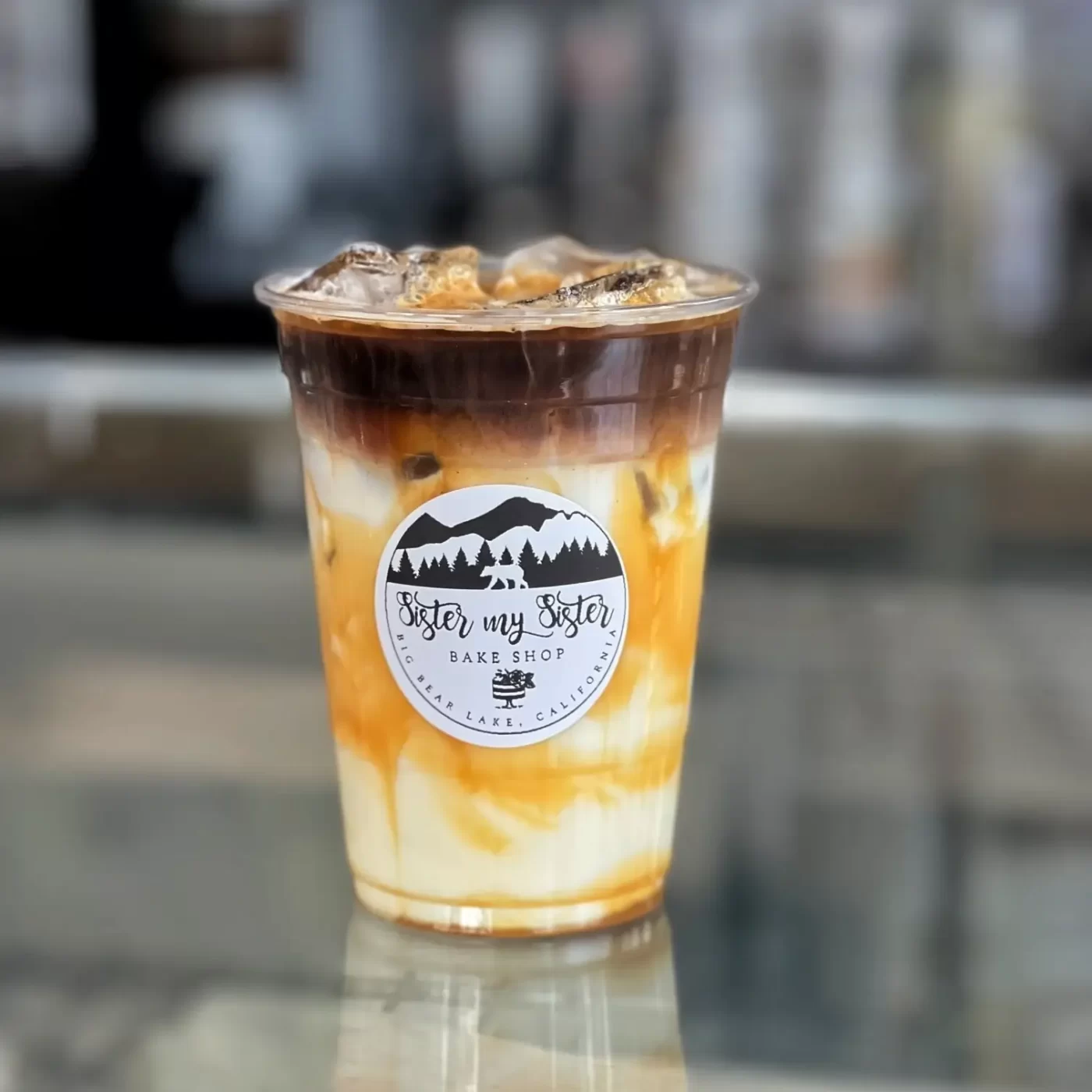 Iced Caramel Macchiato from Sister My Sister Bakery